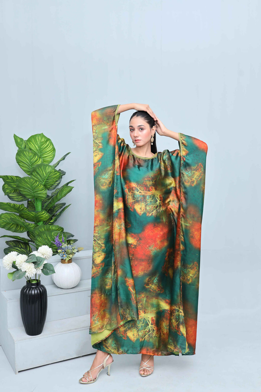 Silk kaftan