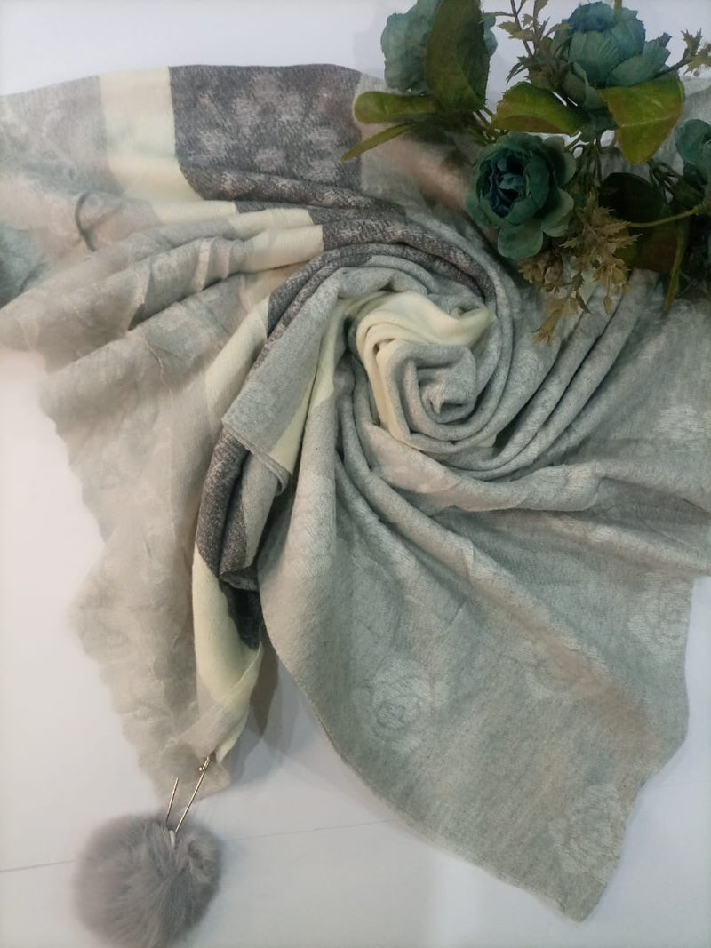 double shaded winter scarf