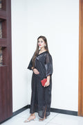 Black Stone Silk Kaftan